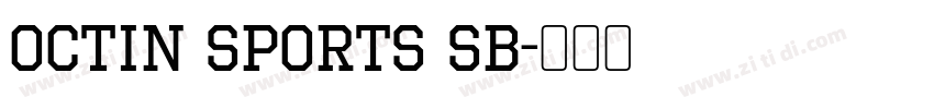 Octin Sports Sb字体转换